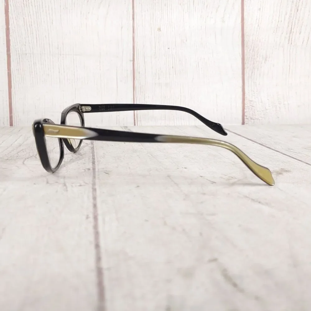 Ward Luv Usa Vintage 1950's Eyeglasses - FRAMES ONLY Cats Eye Women 50-16-5 1/2